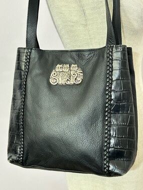 Laurel Burch Genuine Leather Cat Purse
